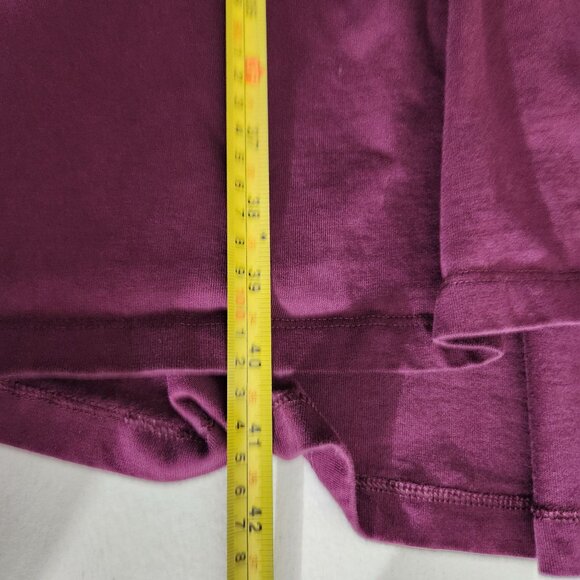 Gap Maternity Dress Womens Small Purple Short Sleeve Tiered Dress Soft Stretch - Picture 7 of 9